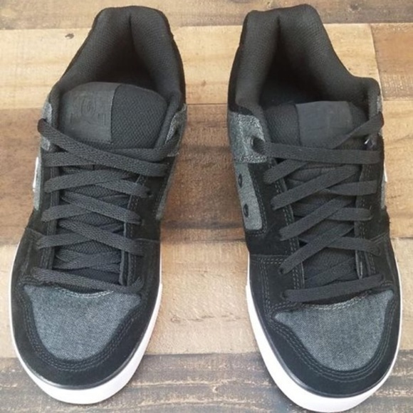 DC Pure SE Suede and Textile Skate Shoes Men's - Picture 4 of 7